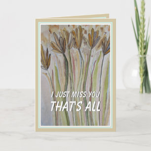 I Miss You Thinking of You beroemd gemaakt door Fi Kaart