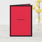 I Misser You Card Kaart (Gele Bloem)