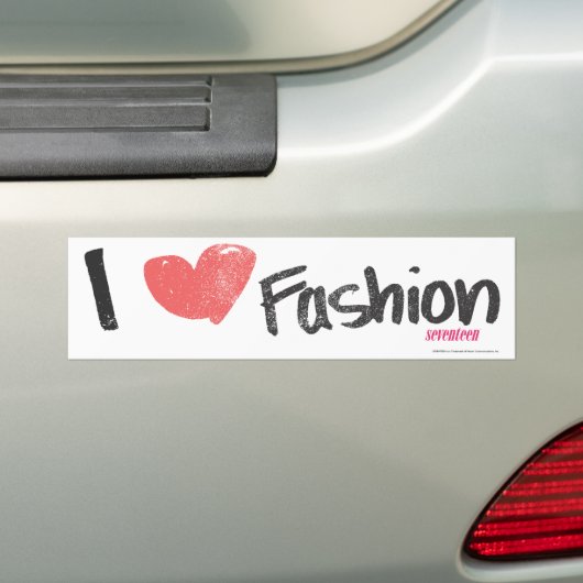 I Mode Paars Bumpersticker (Op auto)