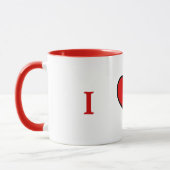 I ♥ Mon problème d'attitude Mug (Gauche)