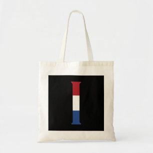 I Monogram overboord gezet op NLD-vlag op bk btcn Tote Bag