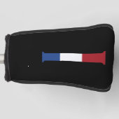 I Monogram overlay op NLD Vlag op bk pct Golfheadcover (Voorkant)