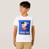I Moo You Cow Class T-shirt (Voorkant volledig)
