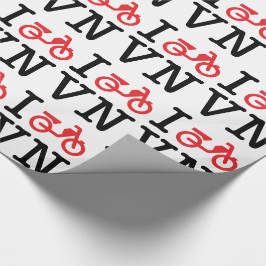 I Motorfiets Vietnam Cadeaupapier (Hoek)