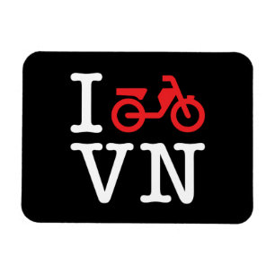 I Motorfiets Vietnam Magneet