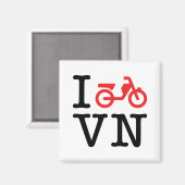 I Motorfiets Vietnam Magneet (Voorkant / Achterkant)