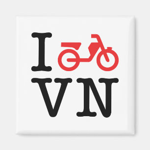 I Motorfiets Vietnam Magneet