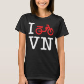 I Motorfiets Vietnam T-shirt (Voorkant)