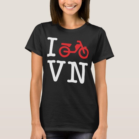 I Motorfiets Vietnam T-shirt (Voorkant)