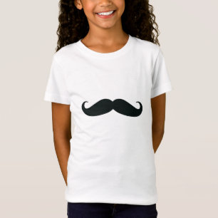 I moustache vous un T-shirt de filles de question