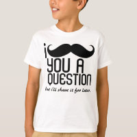 I moustache vous une question badine le T-shirt