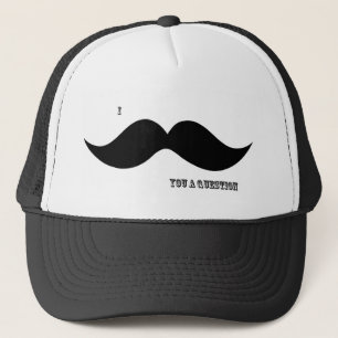 I moustache vous une question - casquette