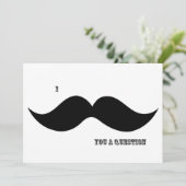 I moustache vous une question - invitation (Debout devant)