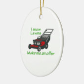 I MOW LAWNS KERAMISCH ORNAMENT (Links)