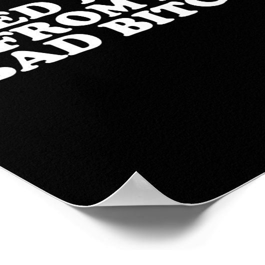 I Need A Hug From A Bad B Poster (Hoek)