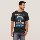 I Need A Timeout Send Me Fishing T-shirt (Voorkant volledig)