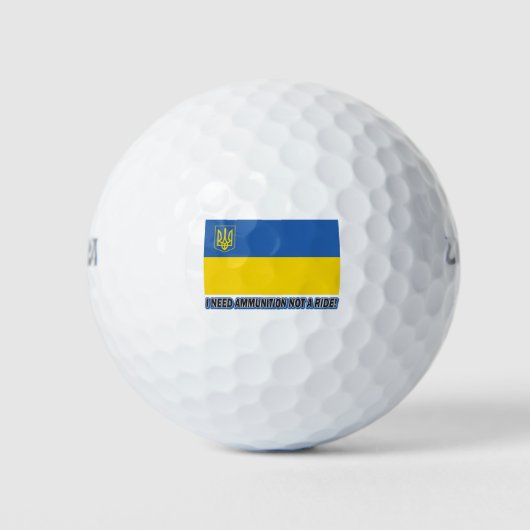 I-need-Ammo Golfballen (Voorkant)