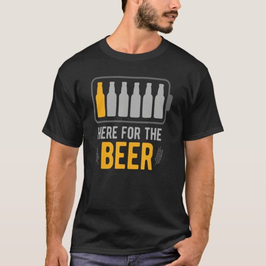 I Need Beer, Funny Beer  , Funny Drinking Party T-shirt (Voorkant)