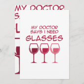 I need glasses feestdagenkaart (Voorkant / Achterkant)