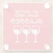 I need glasses glazen onderzetter (Achterkant)