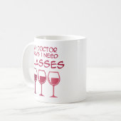 I need glasses koffiemok (Voorkant links)