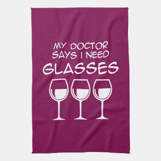 I need glasses theedoek (Verticaal)