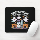 I Need Insulin To Focus Funny Halloween Diabetic Muismat (Met muis)