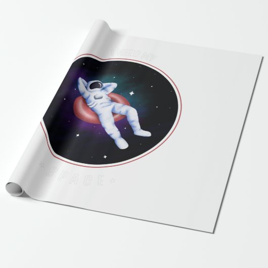 I NEED MY SPACE CADEAUPAPIER (Uitgerold)