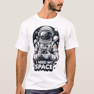 "I Need My Space" Grafisch T-shirt