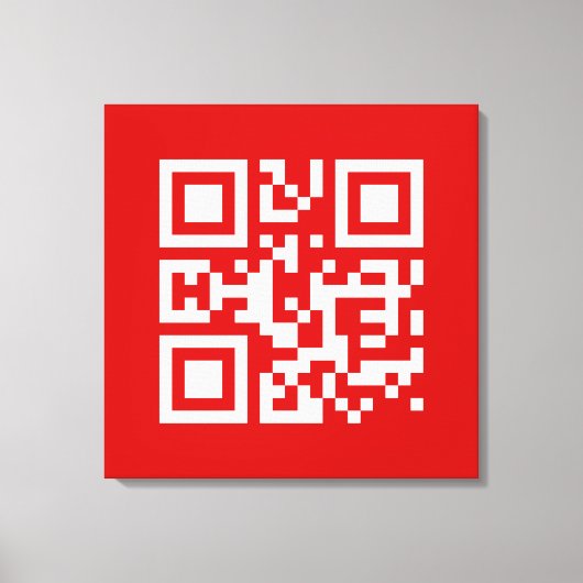I ❤ NY — QR-code Canvas Afdruk (Voorkant)