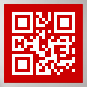 I ❤ NY — QR-code wit Poster