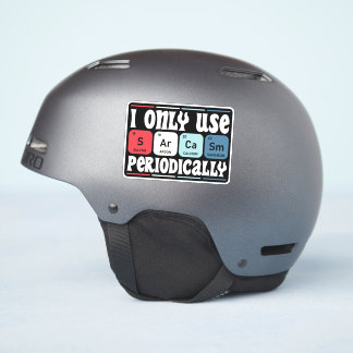 I Only Use Sarcasm Periodically Cool Science Quote Sticker