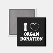 I {ONTBREKEND HART} ORGAANDONATIE MAGNEET (Voorkant / Achterkant)