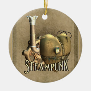 I ornement personnalisé par Steampunk de coeur