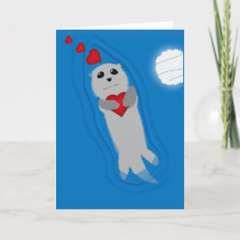 I Otter-ly Adore you Kaart