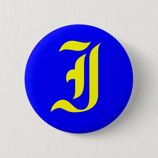 I - OUD ENGELS RONDE BUTTON 5,7 CM (Voorkant)