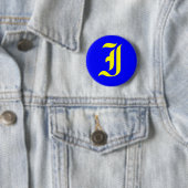 I - OUD ENGELS RONDE BUTTON 5,7 CM (In situ)
