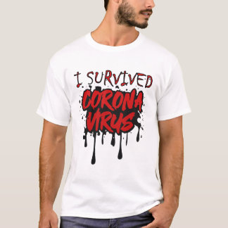 i overleefde coronavirus t-shirt
