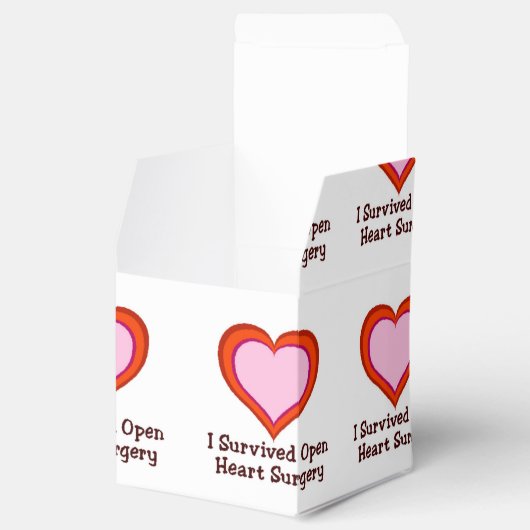 I Overlevende open hartchirurgie Bedankdoosjes (Geopend)