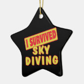 I OVERVIERDE SKYDIVING KERAMISCH ORNAMENT (Links)