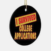 I OVERVIVED COLLEGE TOEPASSINGEN KERAMISCH ORNAMENT (Rechts)