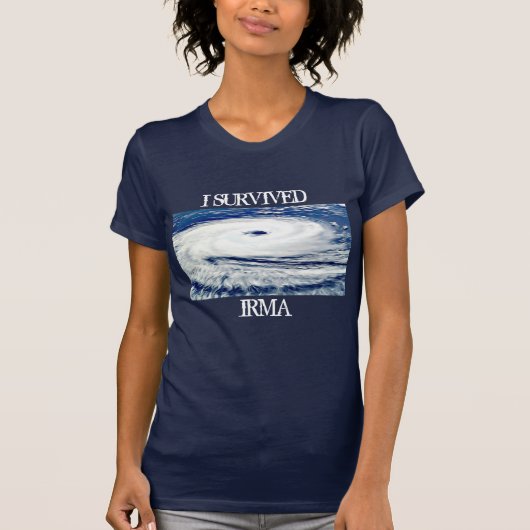 I OVERVIVED IRMA HURRICANE SHIRT (Voorkant)