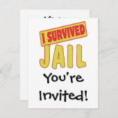 I OVERVIVED JAIL KAART (Voorkant / Achterkant)