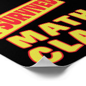 I OVERVIVED WISKUNDE KLASSE POSTER (Hoek)