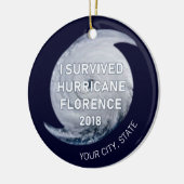 I OVERVIVENDE HURRICANE FLORENCE | Stad Keramisch Ornament (Links)