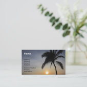 i palmzon visitekaartje (Staand voorkant)
