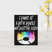 I Panic At A Lot Of Places Not Just The Disco Kaart (Gele Bloem)