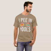 I Pee in Pools family T-shirt (Voorkant volledig)