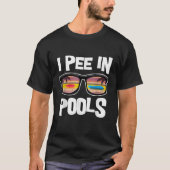 I Peer in pools T-shirt (Voorkant)
