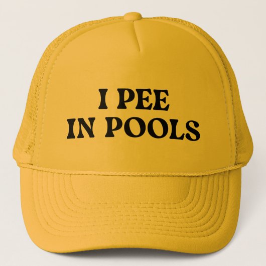 I Peer in pools Trucker Pet (Voorkant)
